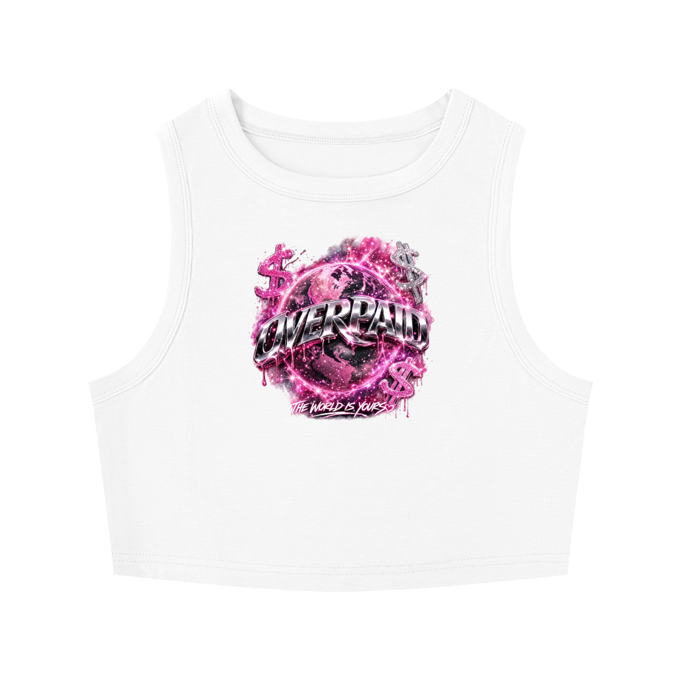 The World Is yours Women’s crop Tank Top