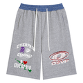Unisex Plaid Waistband Shorts