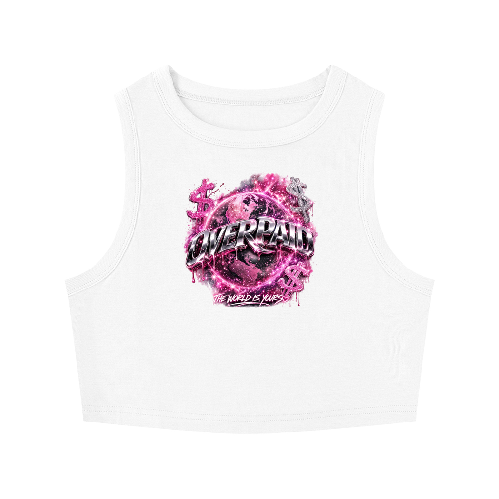 Women's Tight Crewneck Crop Tank Top